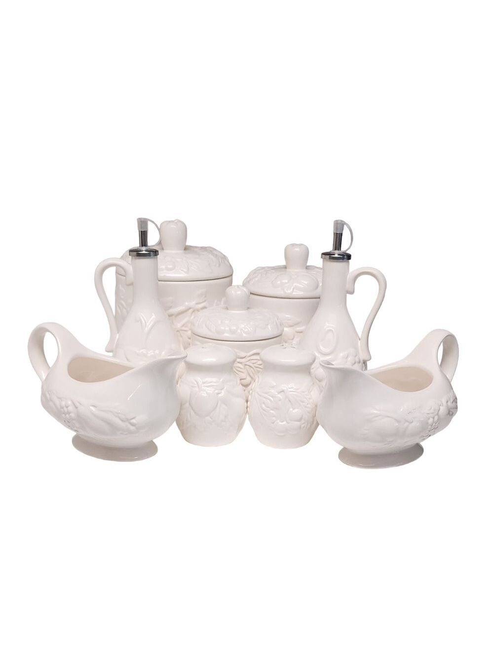 TABLETOPS GALLERY Handcrafted "Nature Embossed Tabletop Containers & Servingwear - Picture 2 of 15